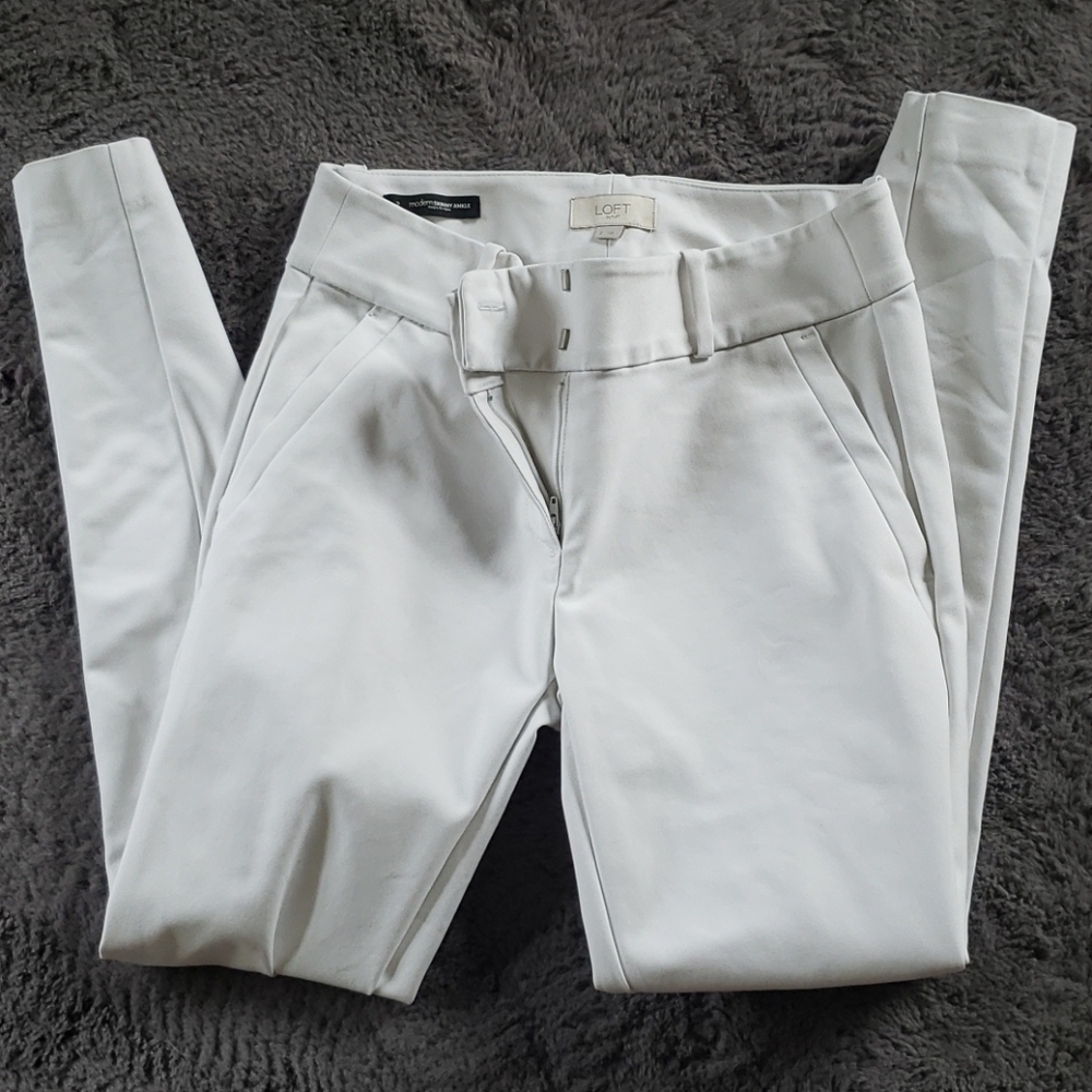 Loft Modern Ankle Skinny dresspants